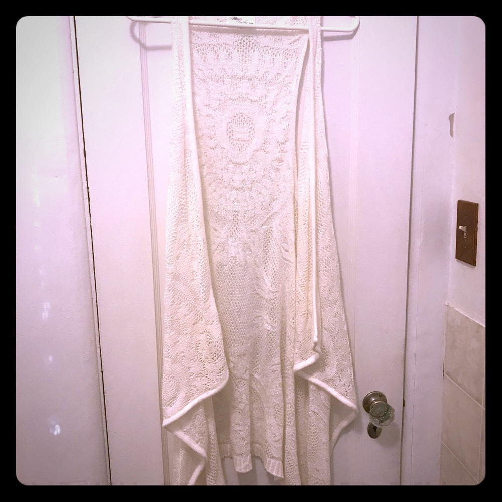 Long Sleeveless Cardigan